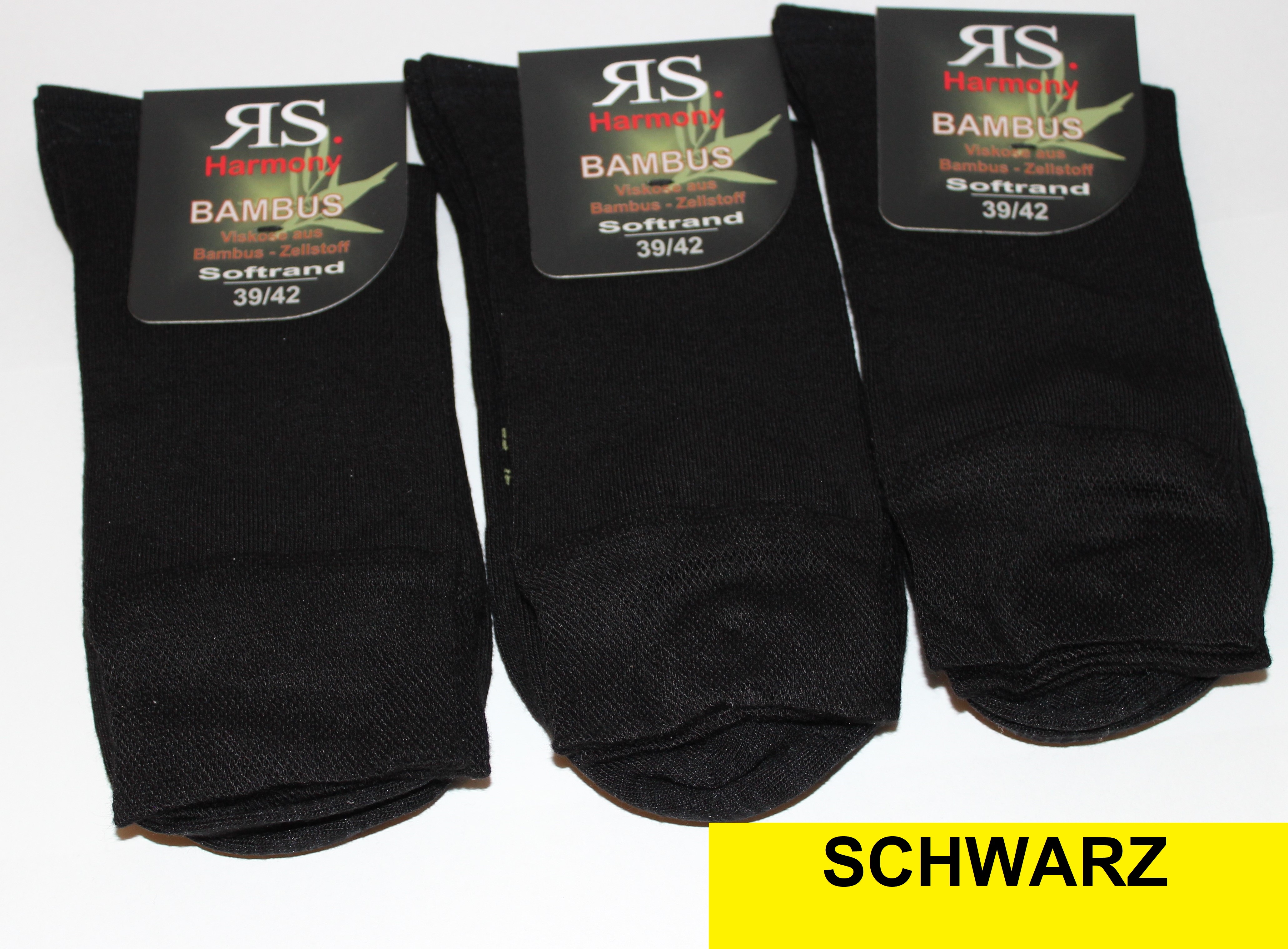 Schmieds Cremen und Socken - Bambus Socken fr Damen und Herrn 3 Paar
