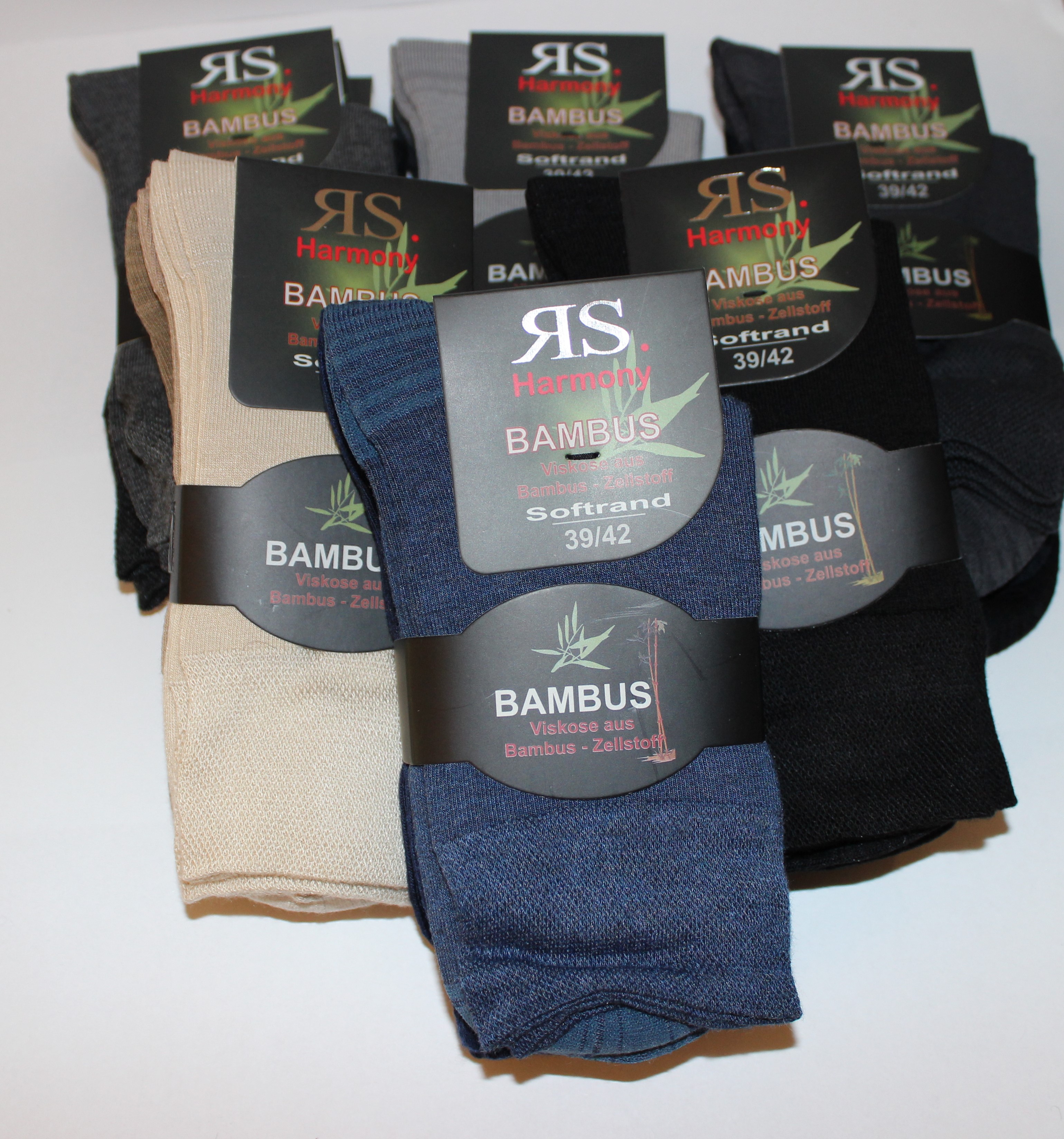 Schmieds Cremen und Socken - Bambus Socken fr Damen und Herrn 3 Paar