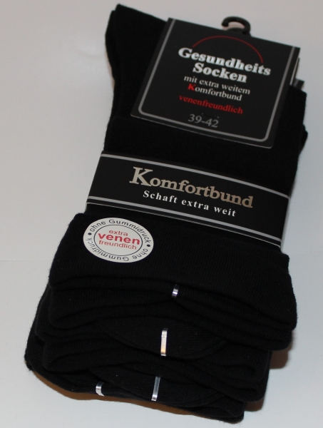 Goldschmidt Trachten Socken Schwarzwald Set – 3 Paar, Schwarz Mit Bollenhut-Muster, Unisex